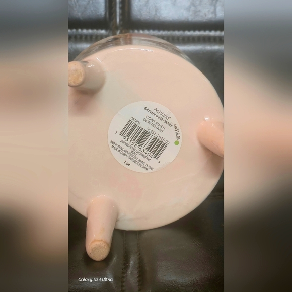 Set Of 2 6" Brand New & Never Used Abstract Painted Ceramic Planters! - Picture 7 of 9